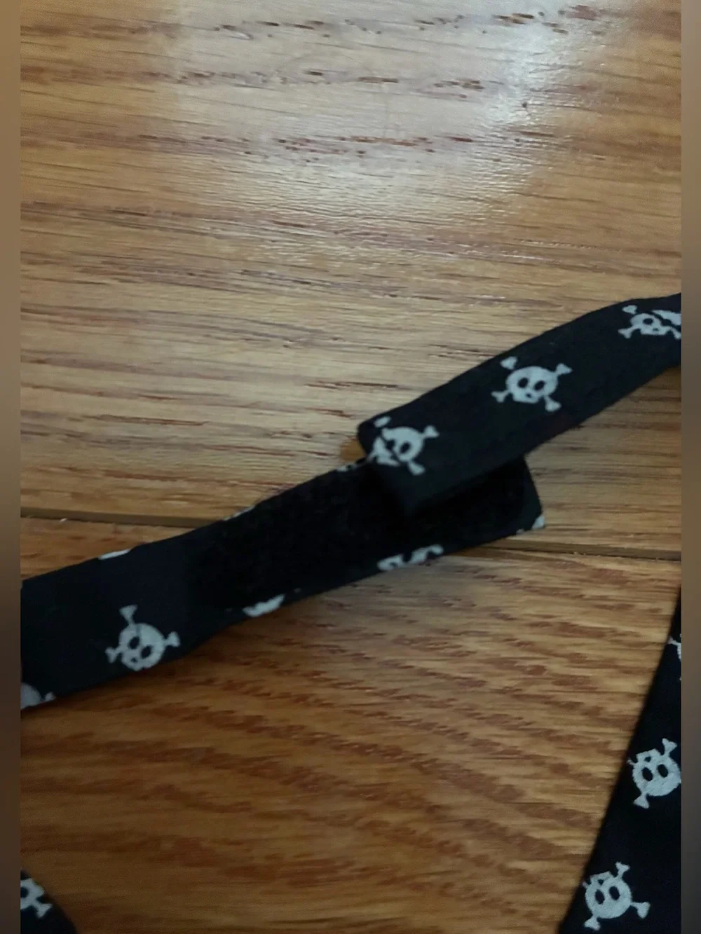 Kids Skull Tie Skeleton Pattern Halloween Neck Tie